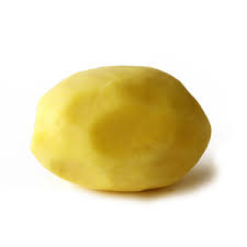 peeled potato